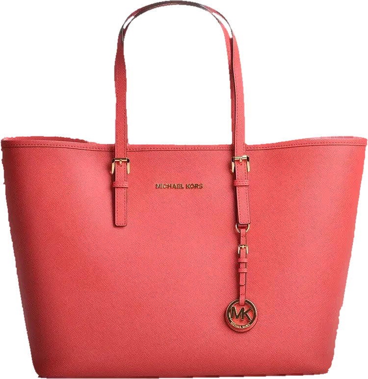 Jet Set Travel Tote in Coral